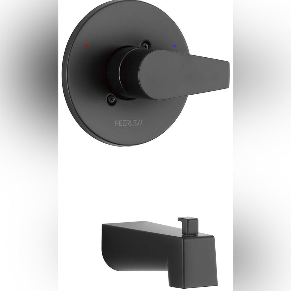 Peerless Delta PTT14119-BL Xander Trim Kit Tub Only, Matte Black
